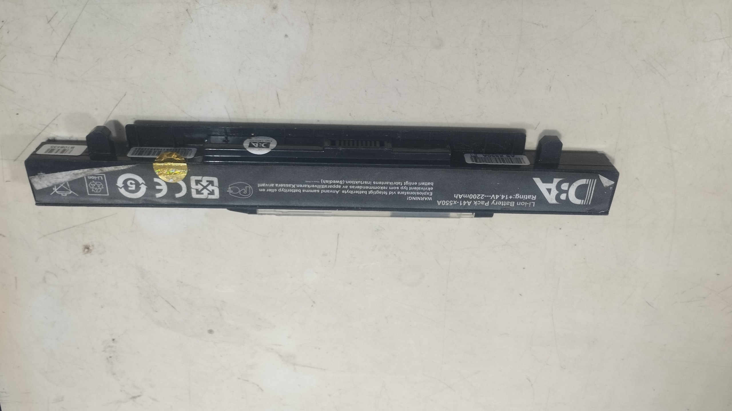 باتری لپ تاپ تست نشده