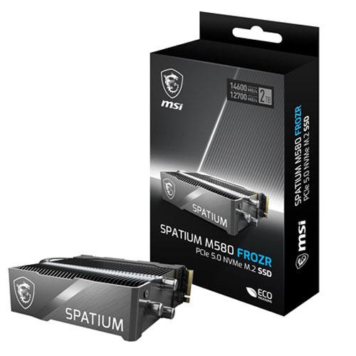MSI SPATIUM M580 FROZR SSD 2TB PCIe Gen5 x4