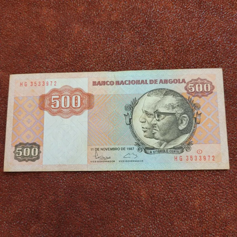 اسکناس 500 کوانزس آنگولا 1987