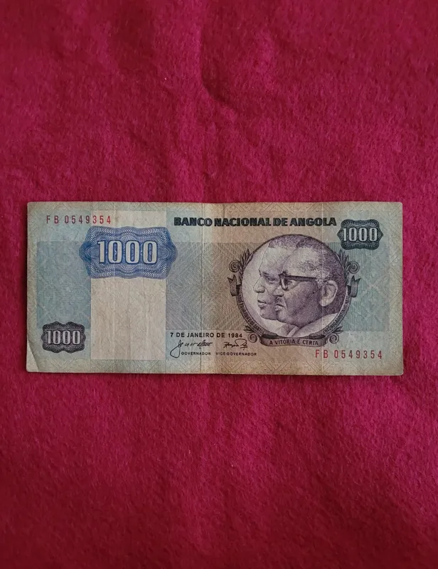 اسکناس 1000 کوانزا آنگولا 1984