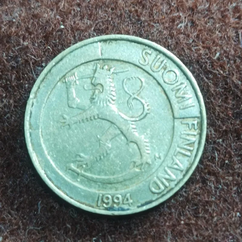 سکه 1 مارکا فنلاند کم یاب و خاص