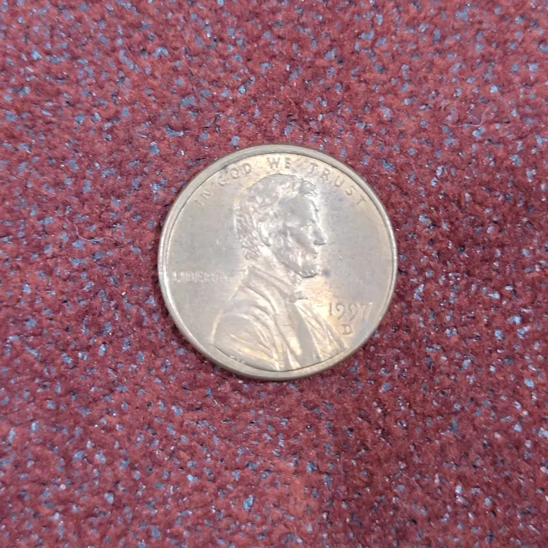 سکه قدیمی 1 سنت آمریکا 1997