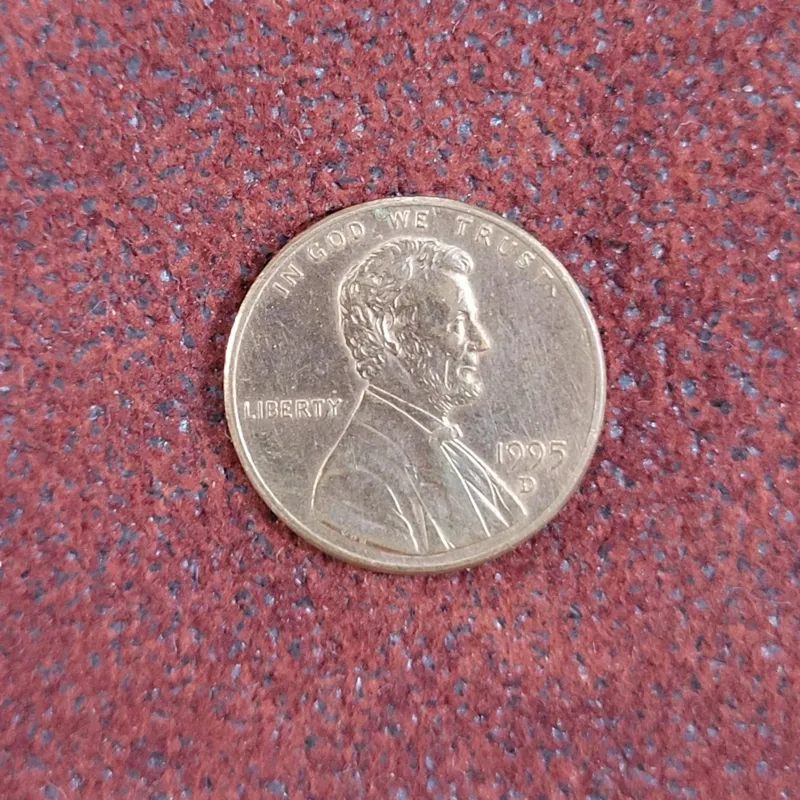 سکه قدیمی 1 سنت آمریکا 1995