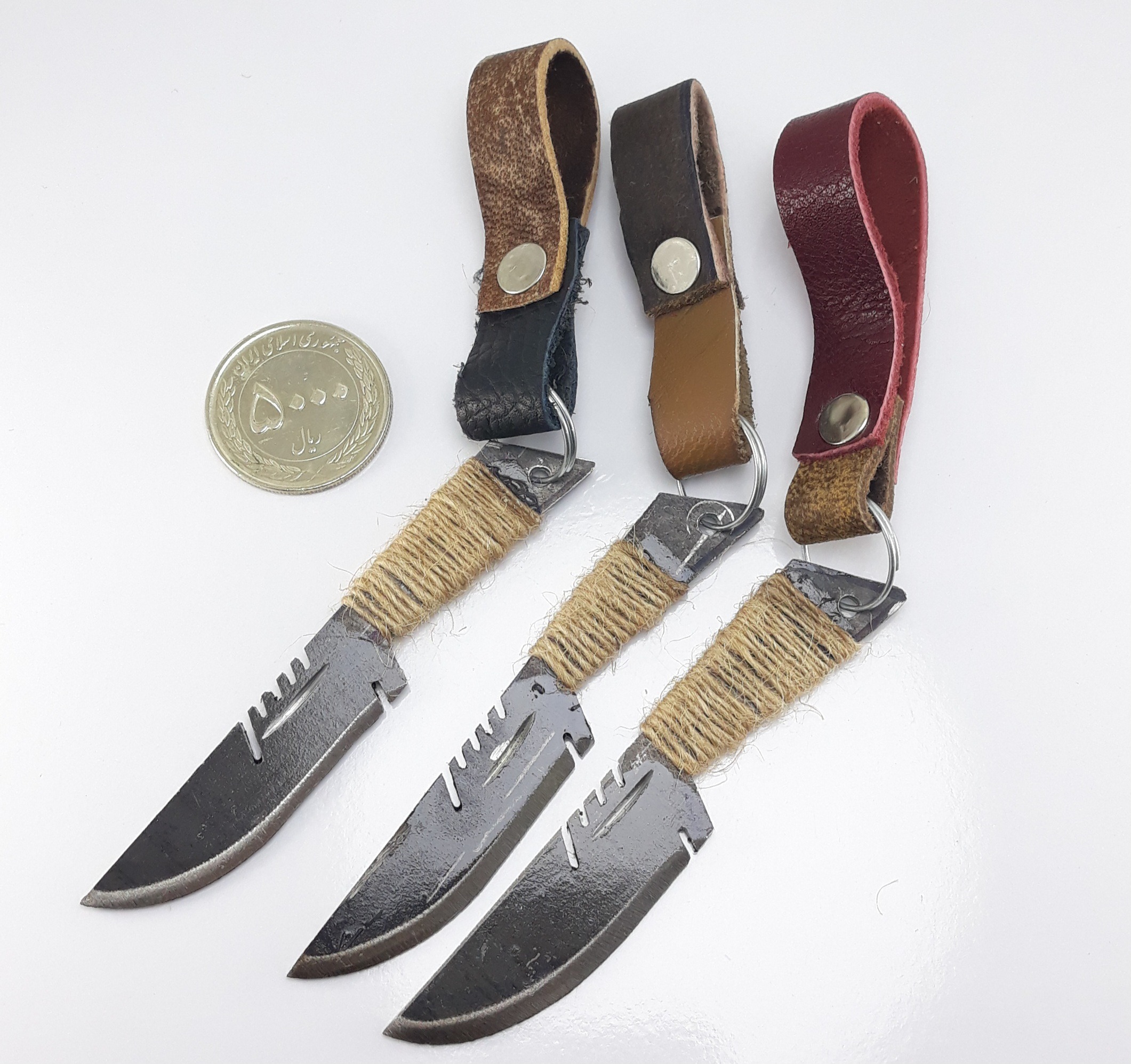 سه عدد چاقو جاسوئچی دست ساز