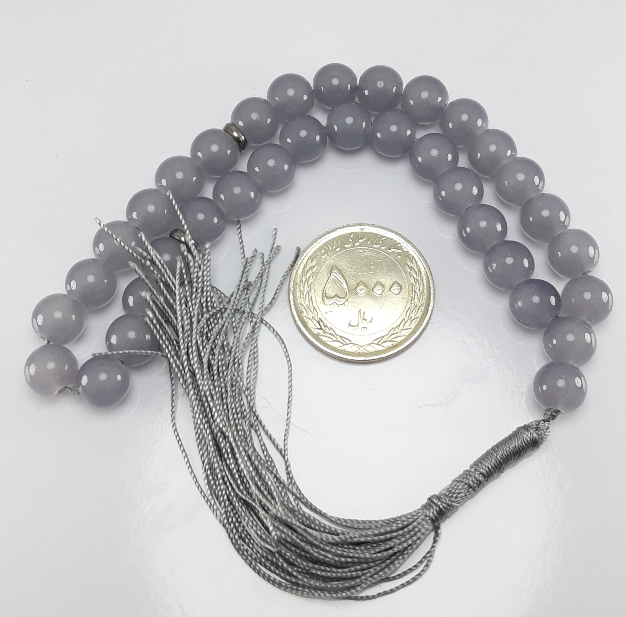 تسبیح جید کبود معدنی