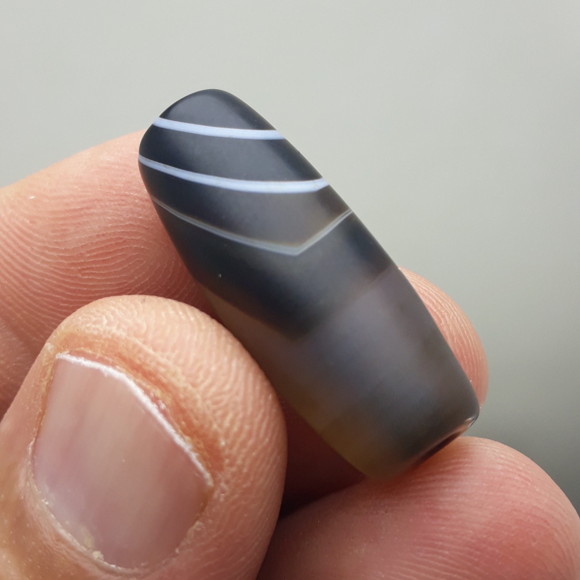 مهره عقیق سلیمانی معدنی