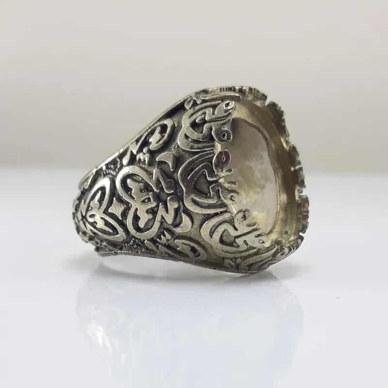 رکاب انگشتر نقره عیار پایین