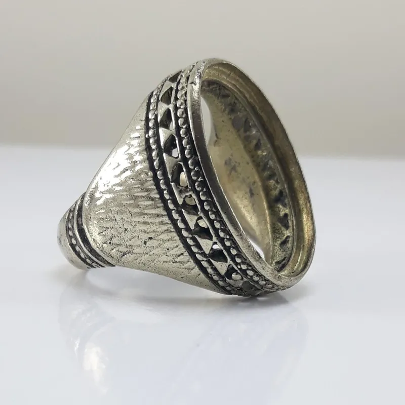 رکاب انگشتر نقره عیار پایین