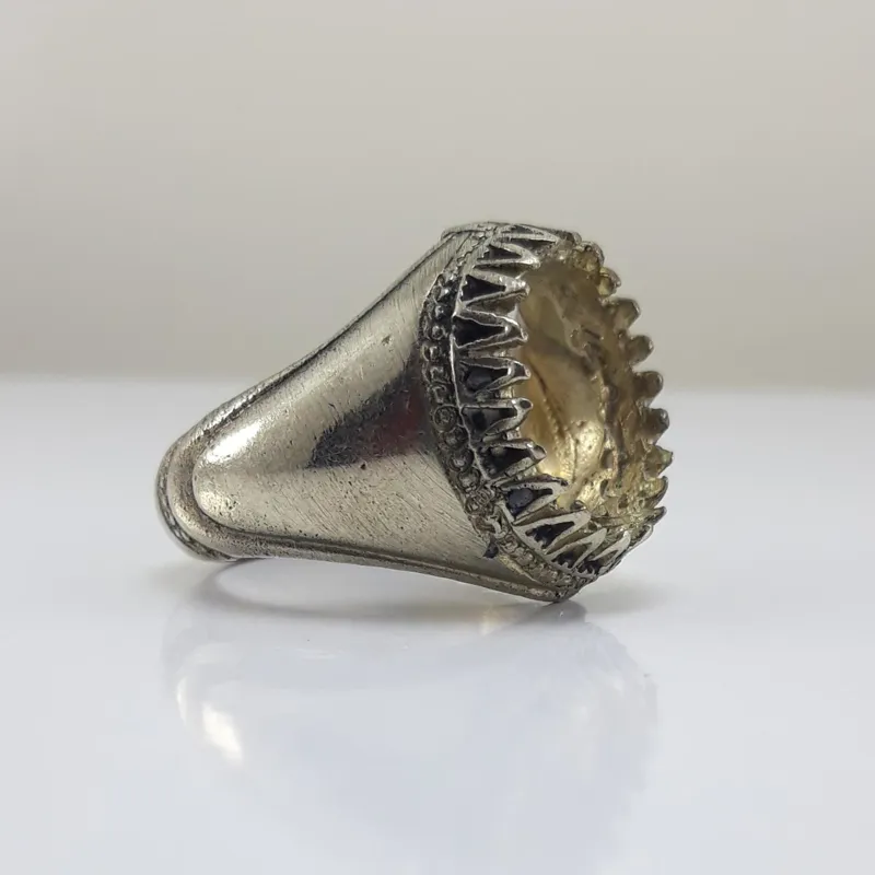 رکاب انگشتر نقره عیار پایین