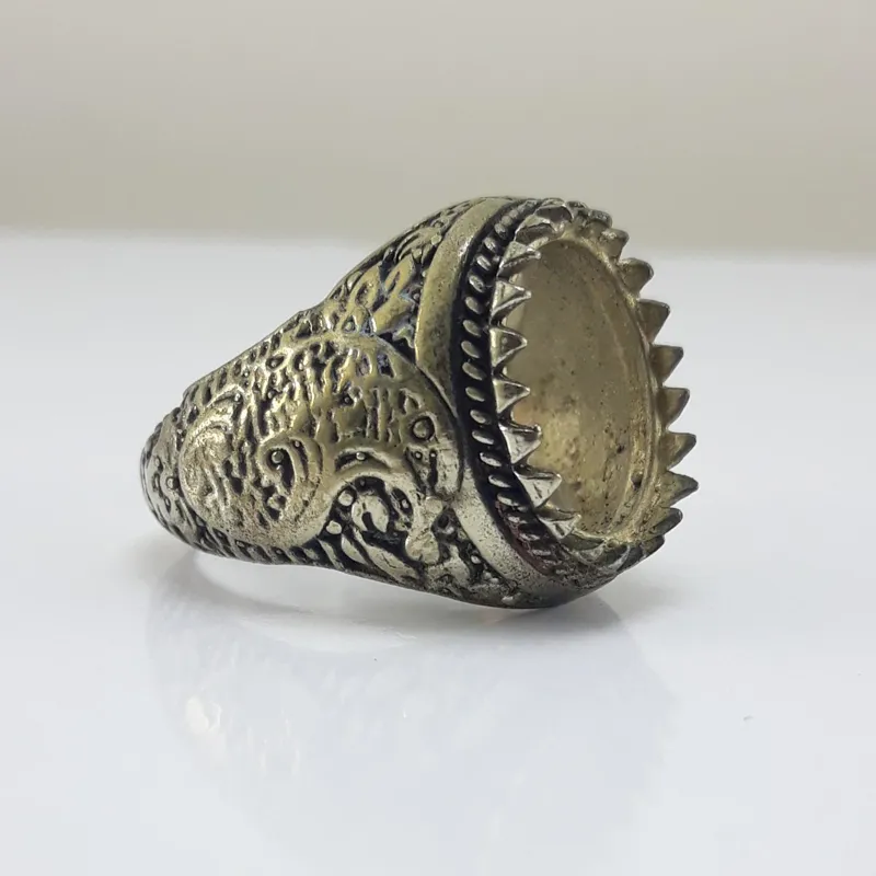 رکاب انگشتر نقره عیار پایین