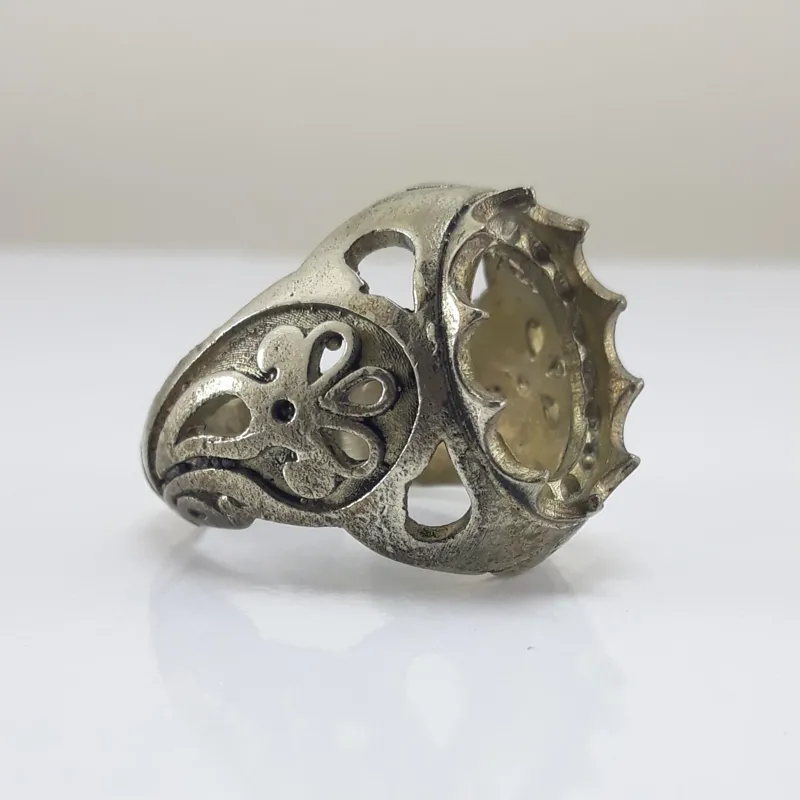 رکاب انگشتر نقره عیار پایین