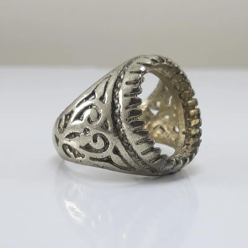 رکاب انگشتر نقره عیار پایین