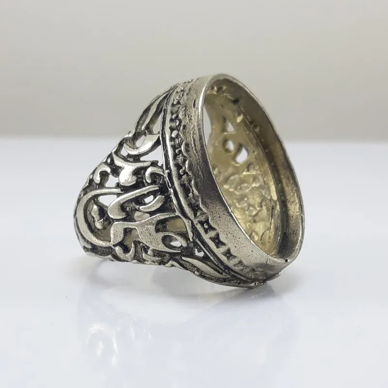 رکاب انگشتر نقره عیار پایین