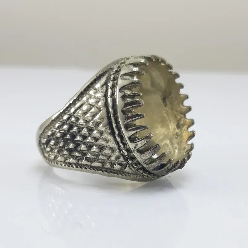 رکاب انگشتر نقره عیار پایین