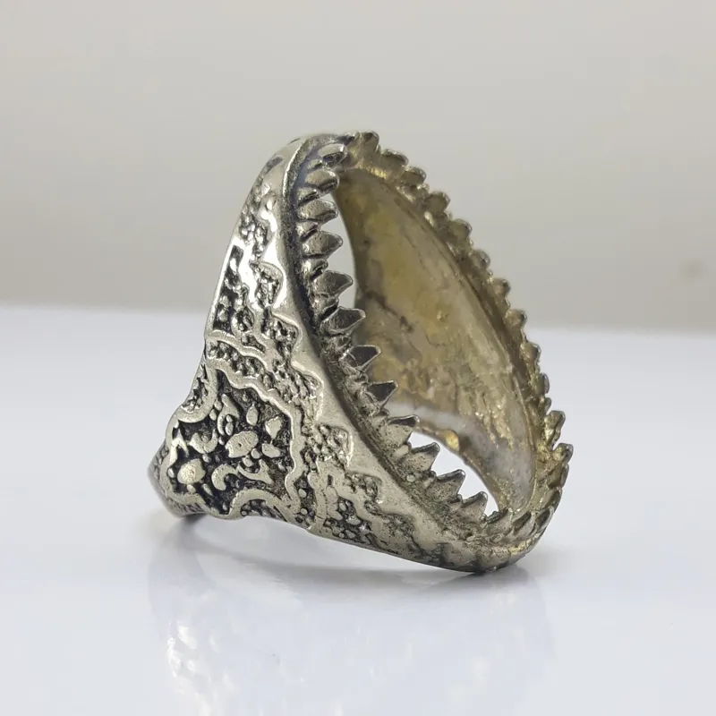 رکاب انگشتر نقره عیار پایین