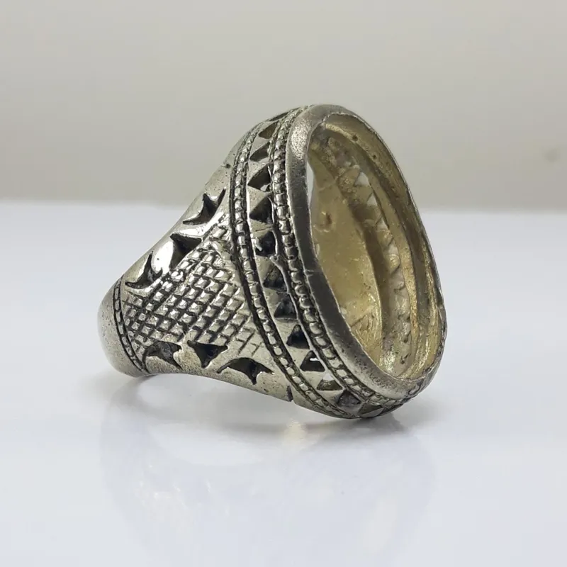 رکاب انگشتر نقره عیار پایین