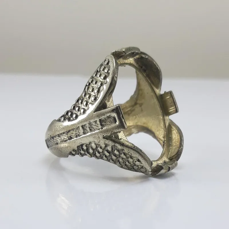 رکاب انگشتر نقره عیار پایین