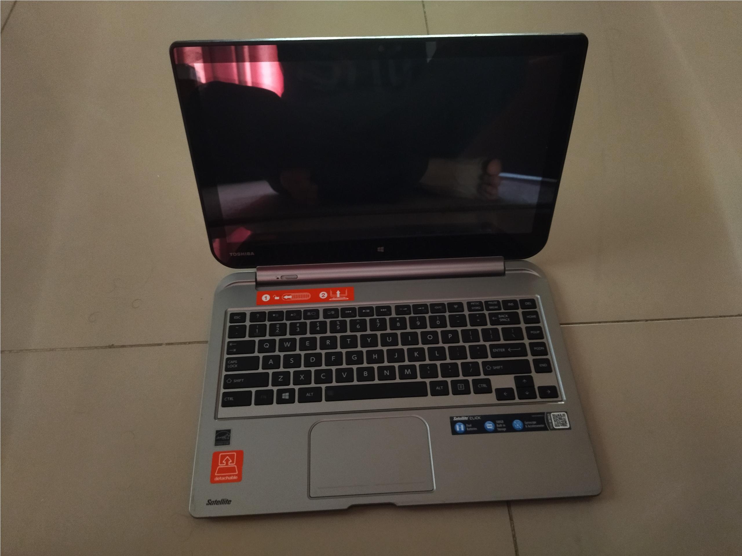 لپ تاپ تبلت شو لمسی توشیبا 500 گیگ