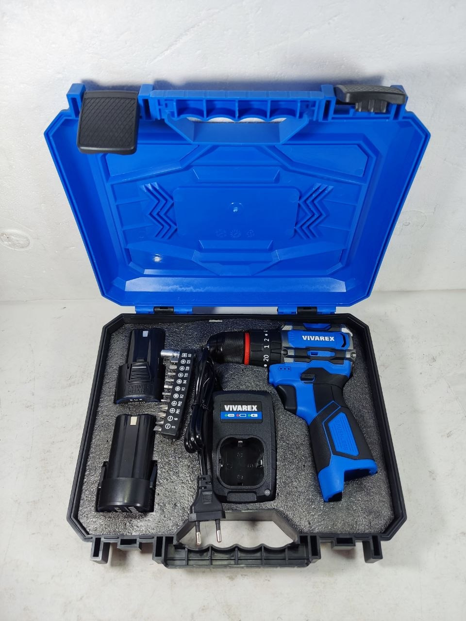 دریل شارژی چکشی براشلس ویوارکس مدل VR1610V-BL