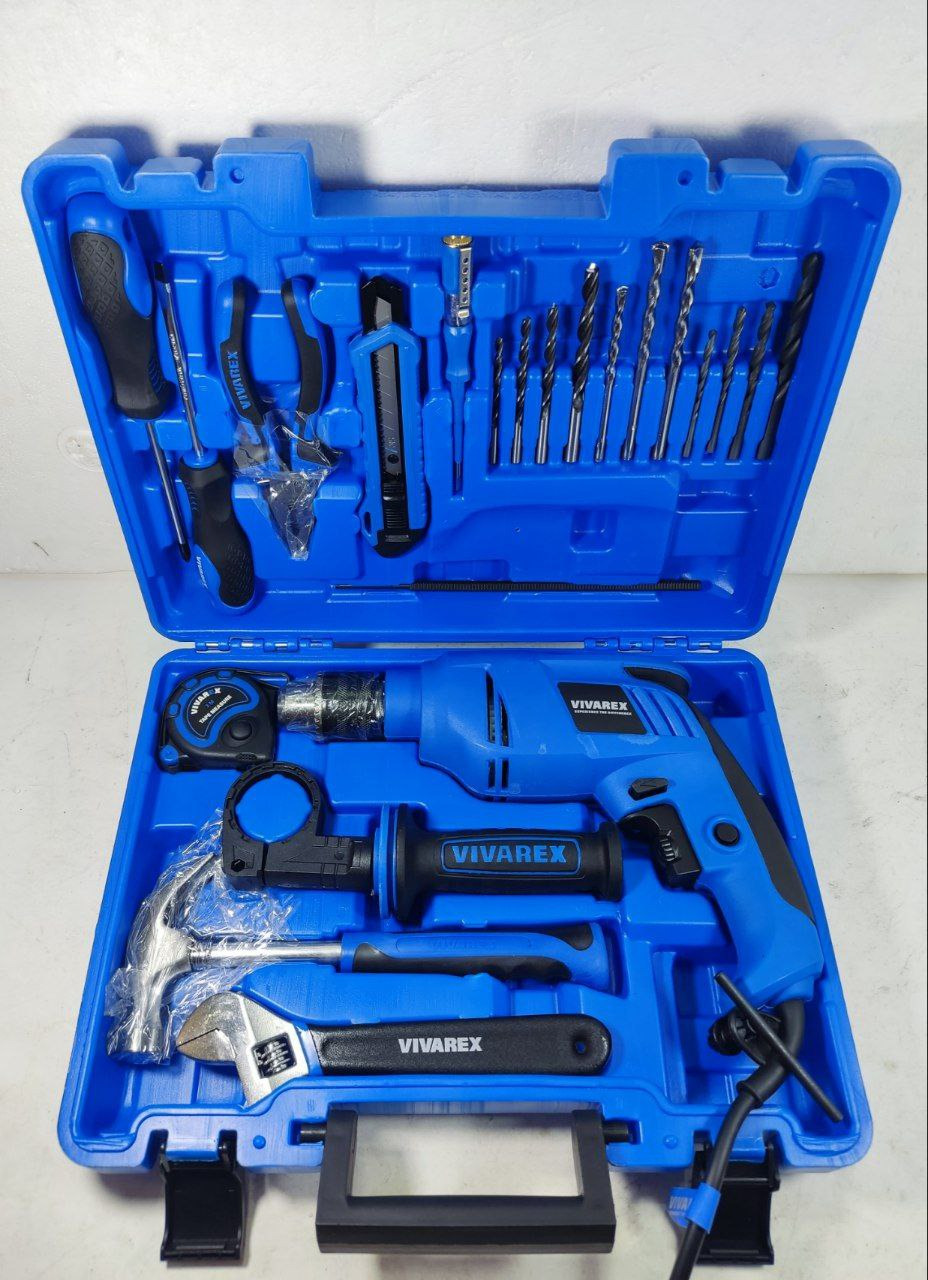 کیت دریل 13 میل چکشی 20 پارچه ویوارکس