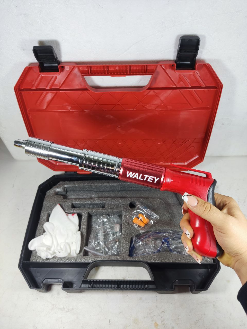 تفنگ میخکوب چاشنی زن فلزی والتی WALTEY