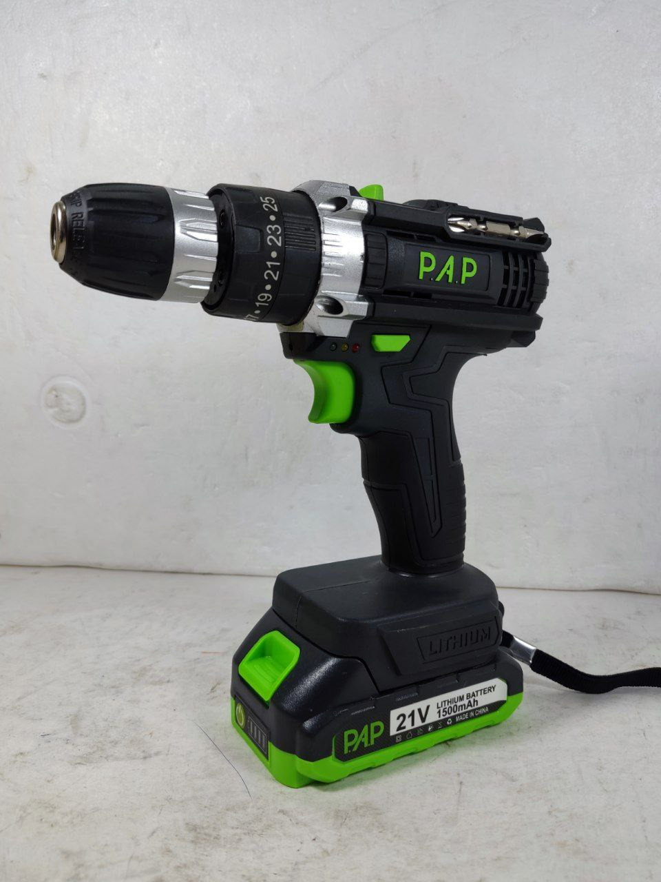 دریل شارژی چکشی 21 ولت پی ای پی مدل CID-2126