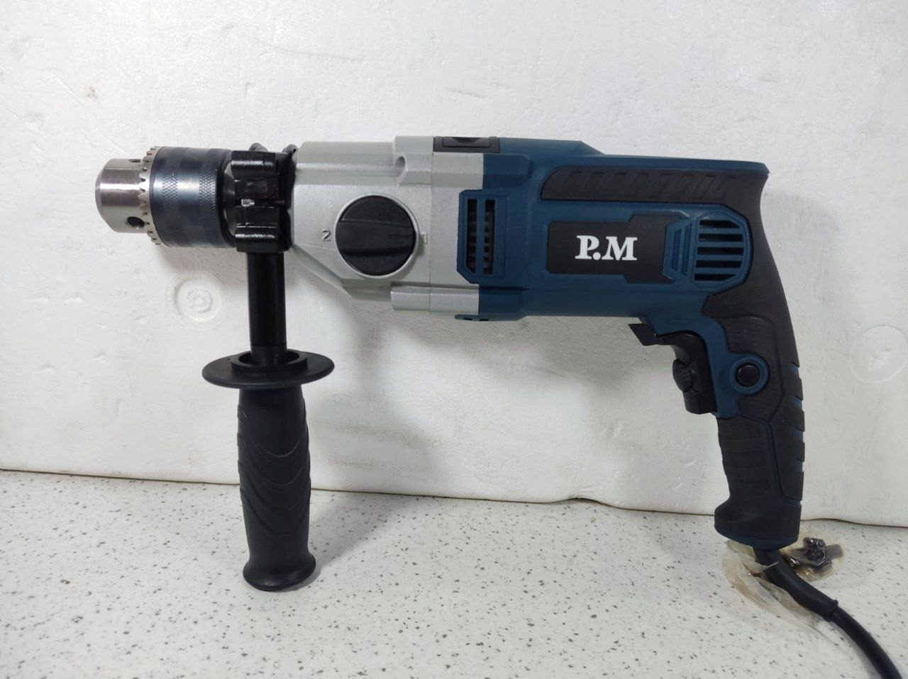 دریل 16 میل گیربکسی دو سرعته چکشی پی ام PM