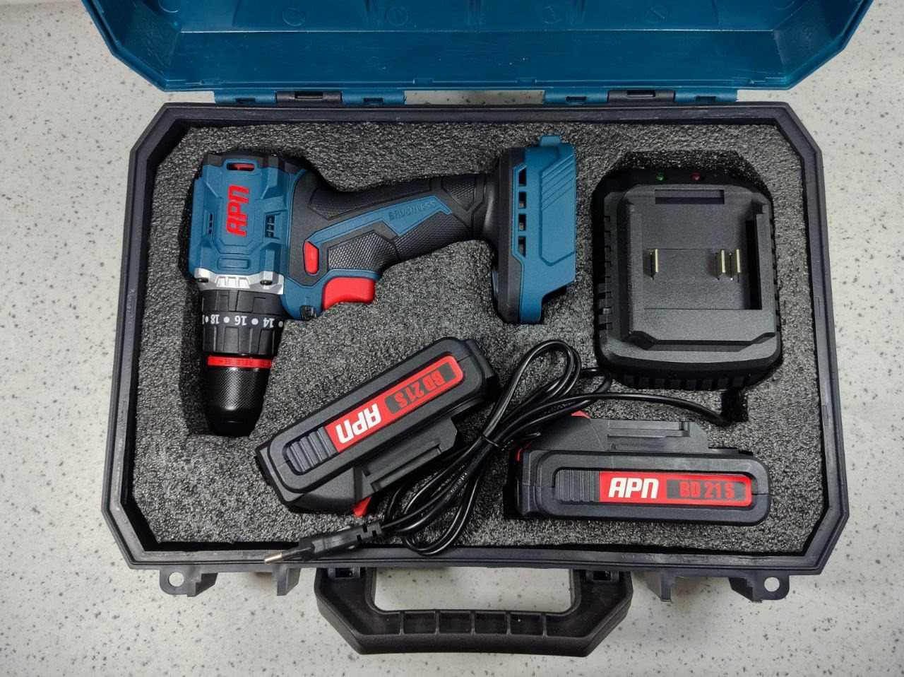 دریل شارژی براشلس ای پی ان مدل BD21S