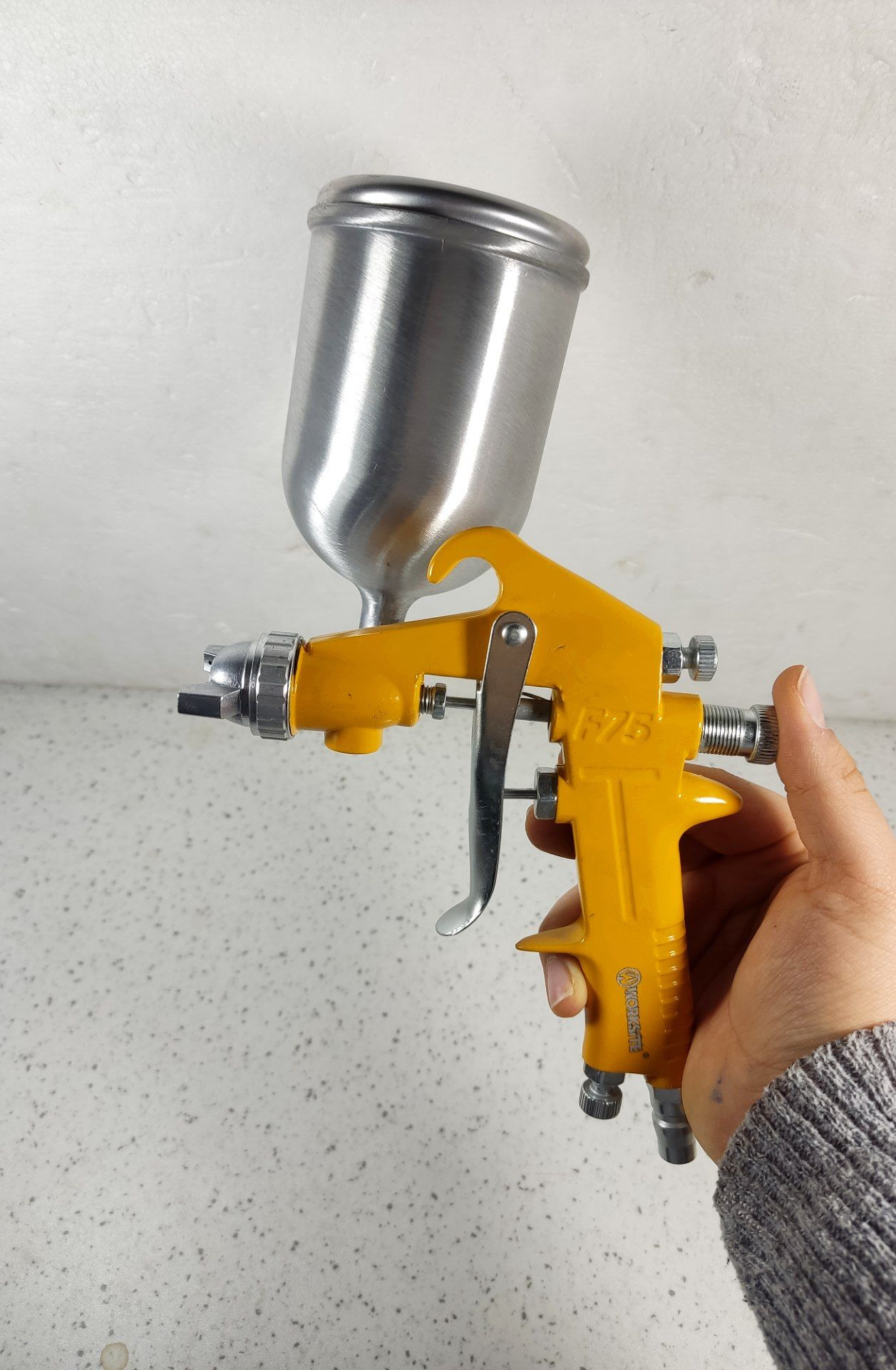 پیستوله رنگپاش بادی سه تنظیم ورکسایت