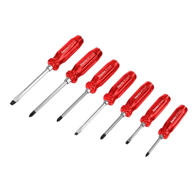 مجموعه ست پیچ گوشتی ضربه خور رونیکس مدل RH-2906