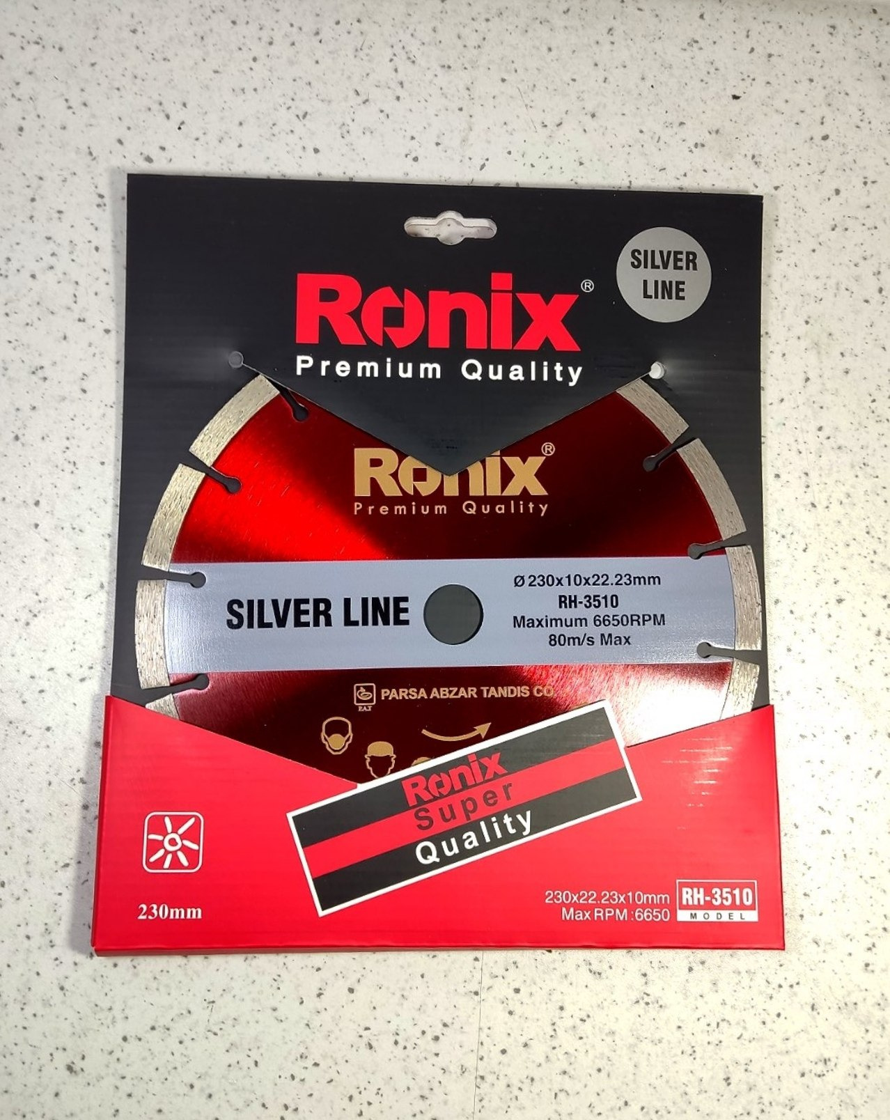 صفحه گرانیت بر 230 میلی متر رونیکس RH-3510