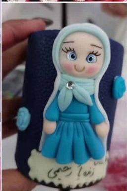  جامدادی عروسکی رومیزی بسیار زیبا