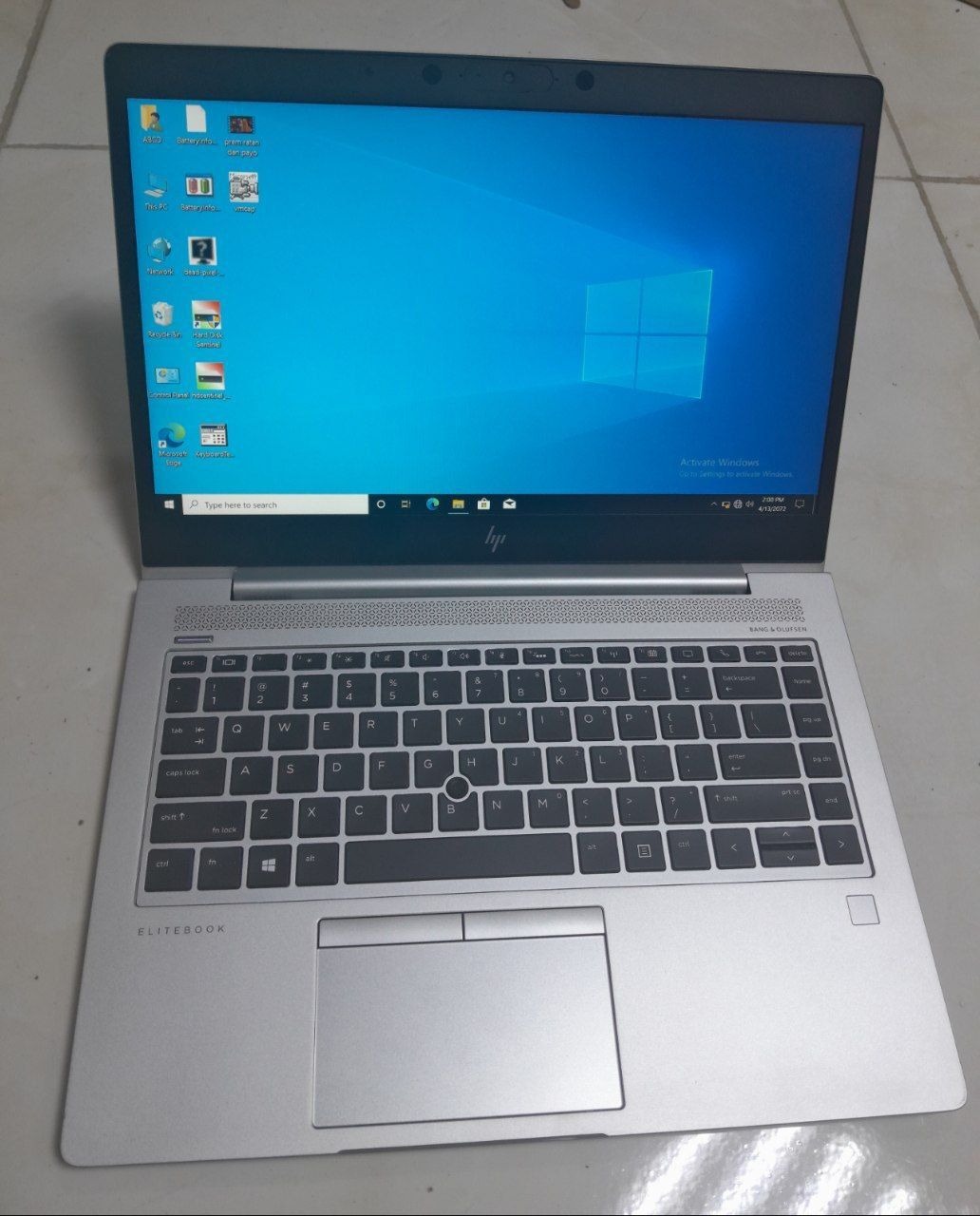 لپ تاپ hp elitebook 745 g6 8/256ssd/2g