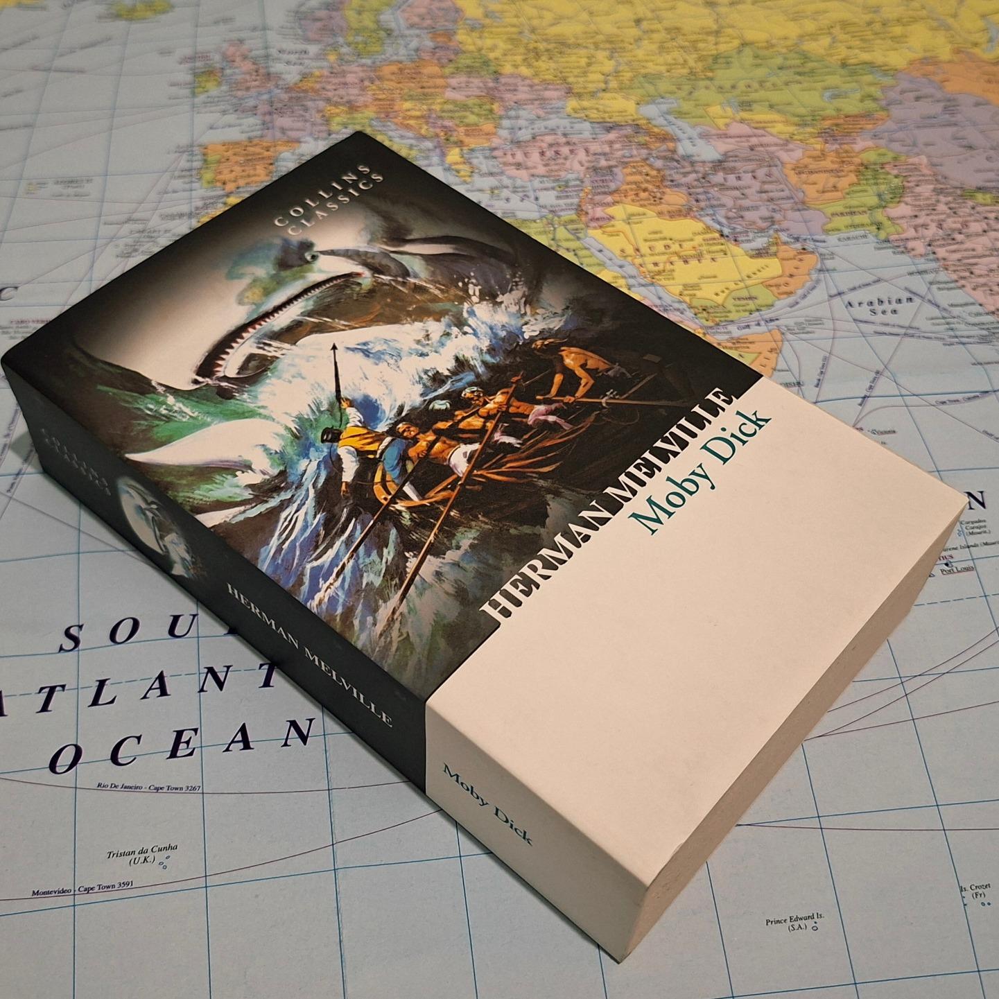 Moby Dick اثر Herman Melville انگلیسی، چاپ لندن
