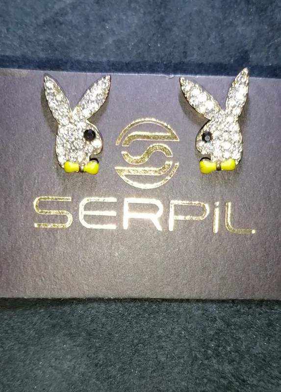 گوشواره نگین دار زنانه