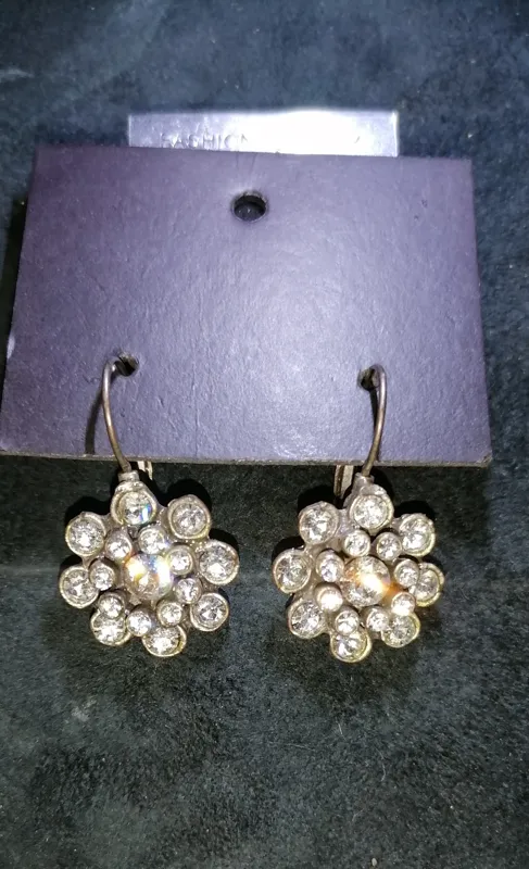 گوشواره زنانه طرح نقره