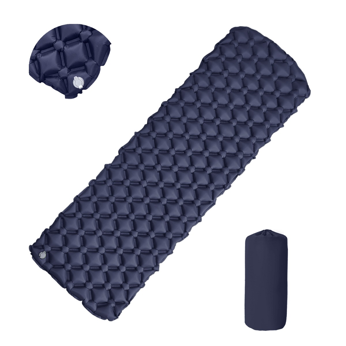 تشک بادی کمپینگ رنگ آبی یا خاکستری