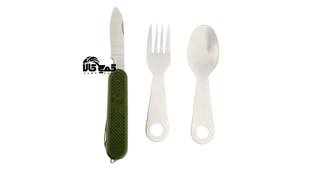 ست قاشق چنگال و ابزار چندکاره نظامی
