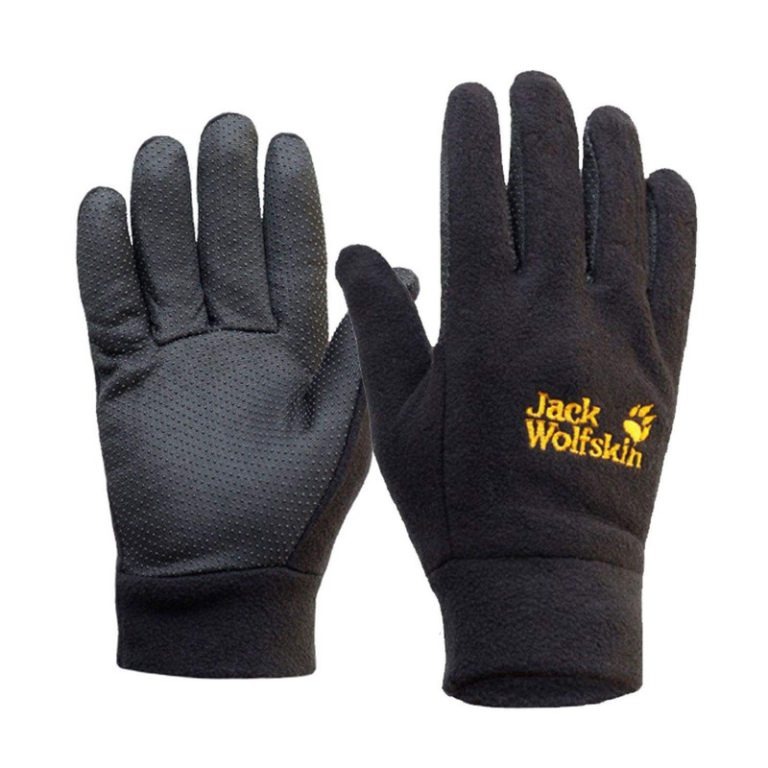 دستکش پلار jack wolfskin مشکی یا قهوه ای