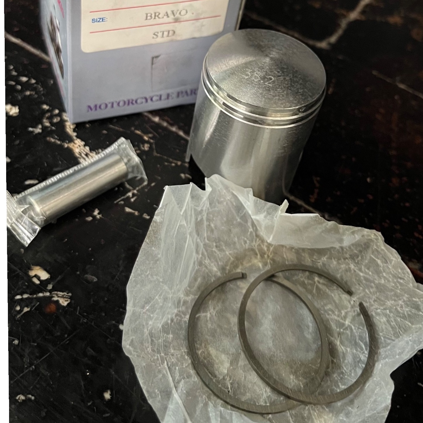 رینگ و پیستون موتور گازی براوو(توضیحات)