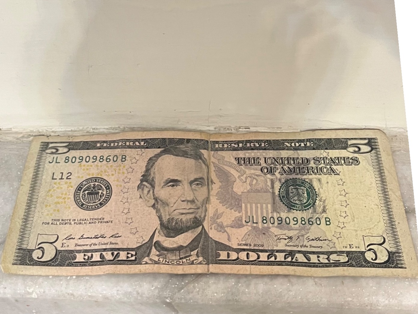 5 دلاری چاپ 2009