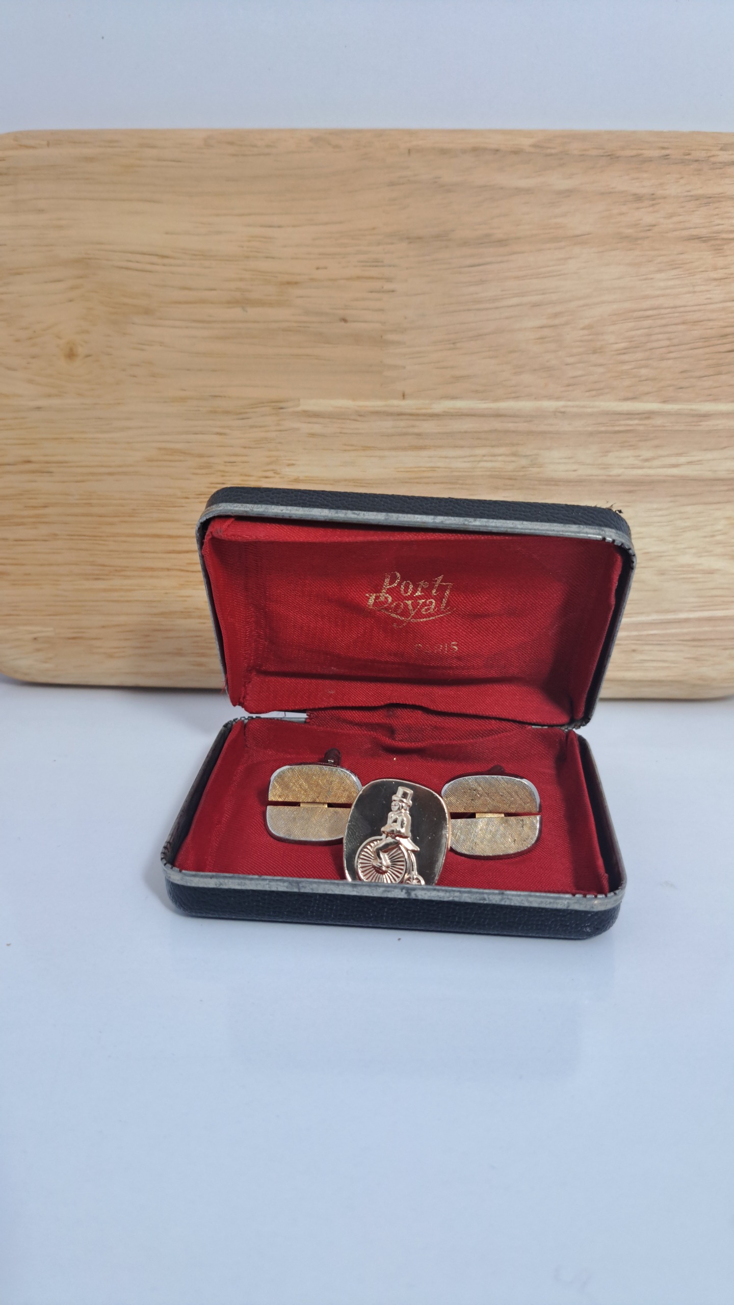 ست دکمه سر دست و پین قدیمی اصلی فرانسه