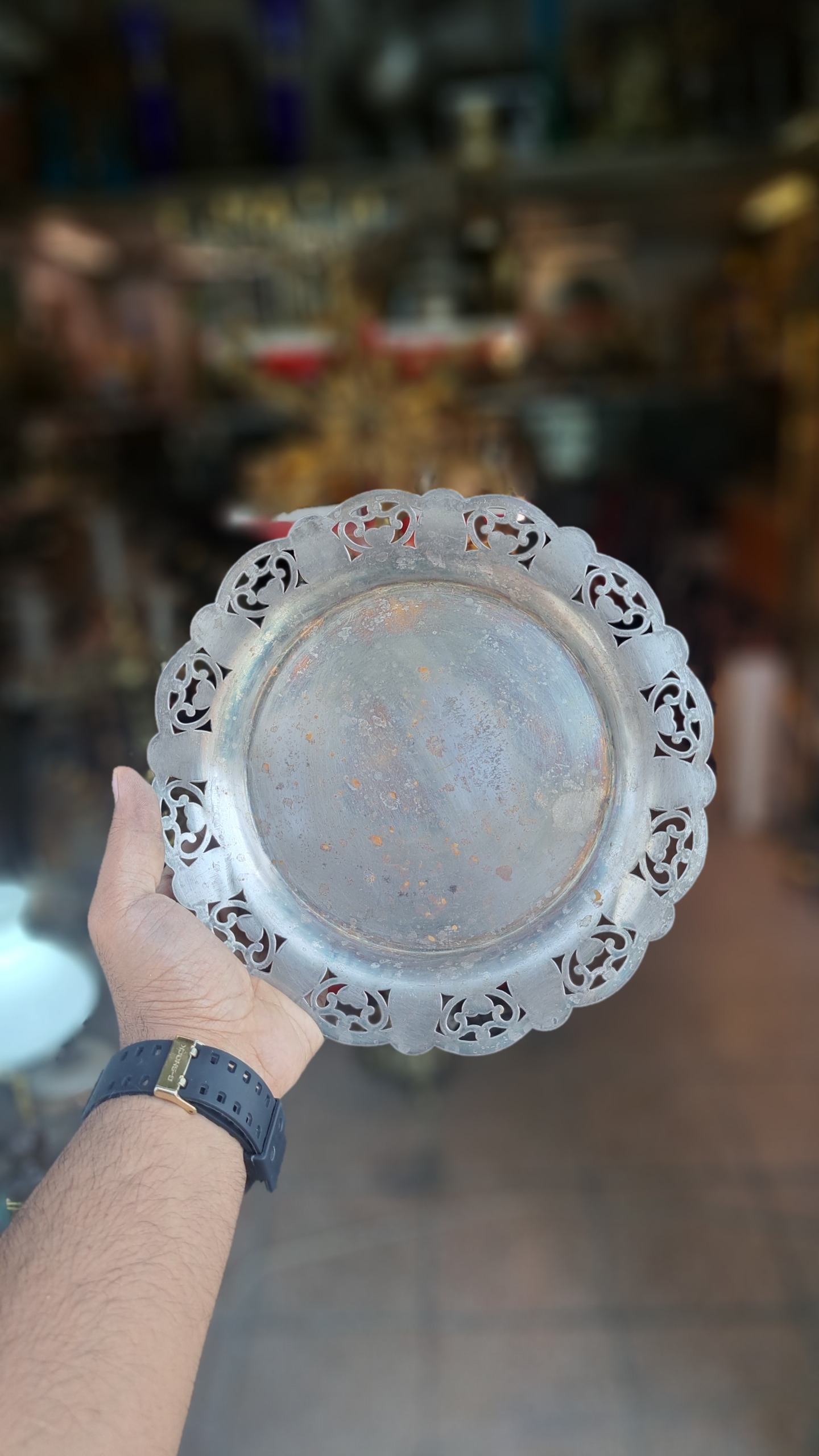 سینی سیلور پلیت مارکدار