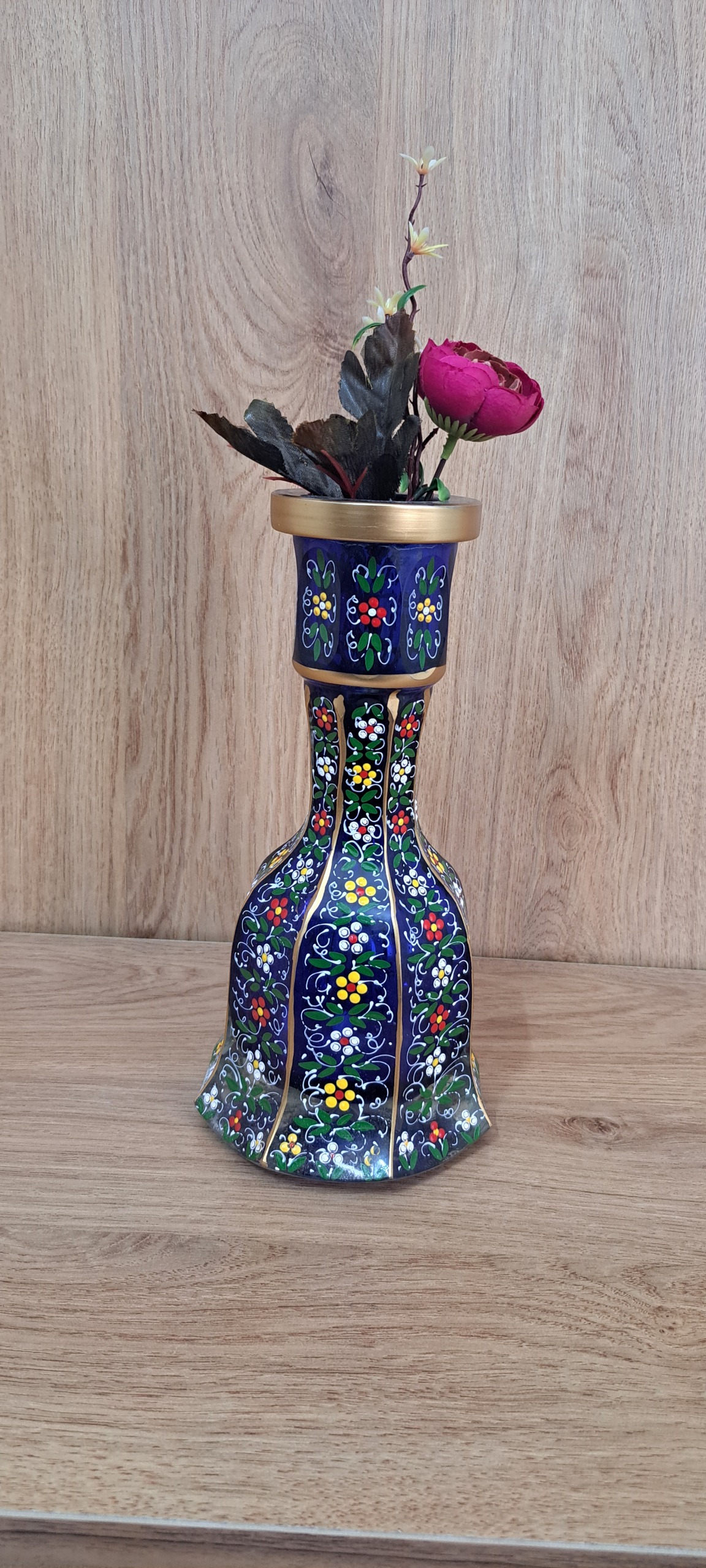 تنگ نقاشی آبی زیبا