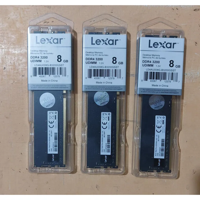 حافظه رم دسکتاپ لکسار مدل Lexar 8GB DDR4 3200Mhz