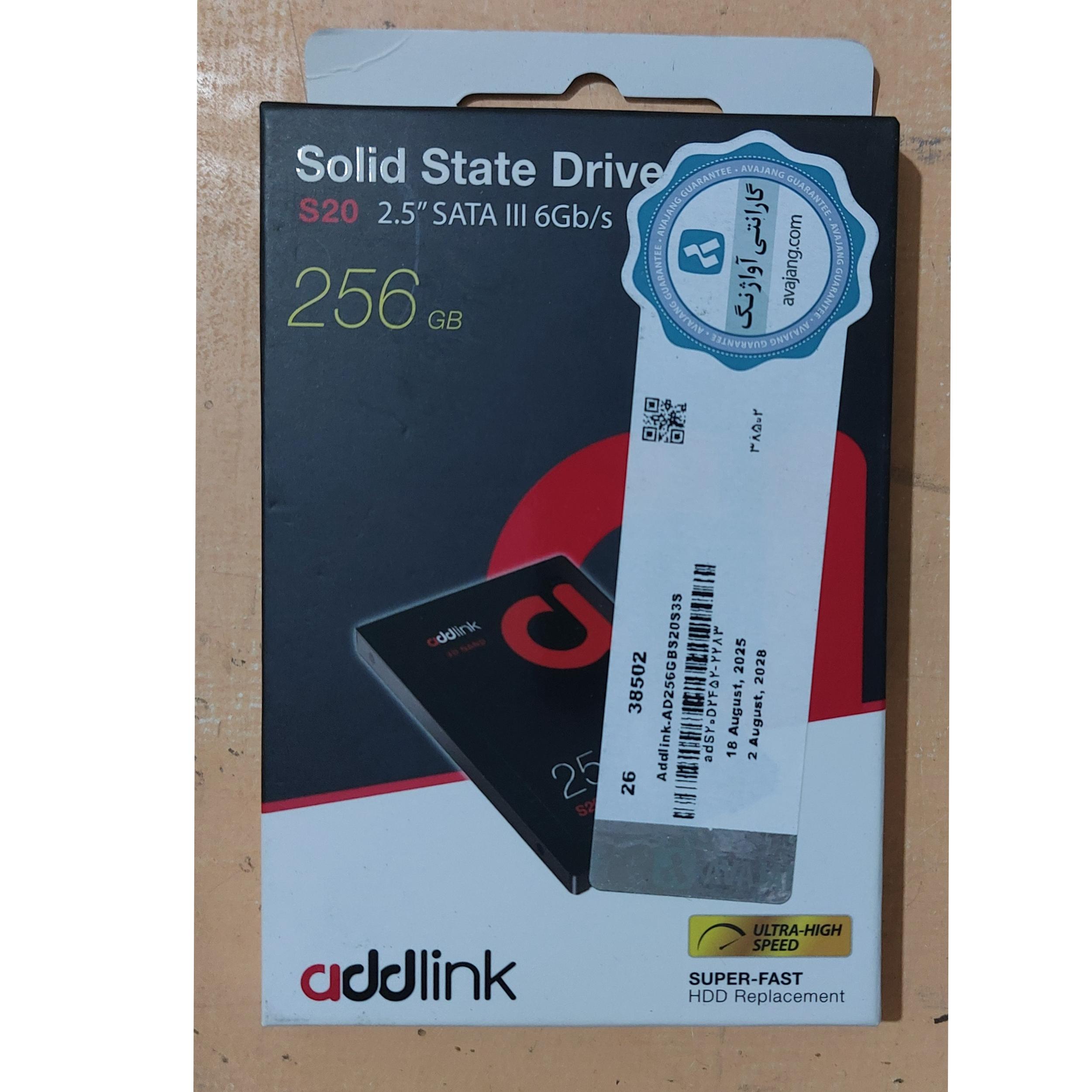 حافظه aadlink SSD مدل 256Gb