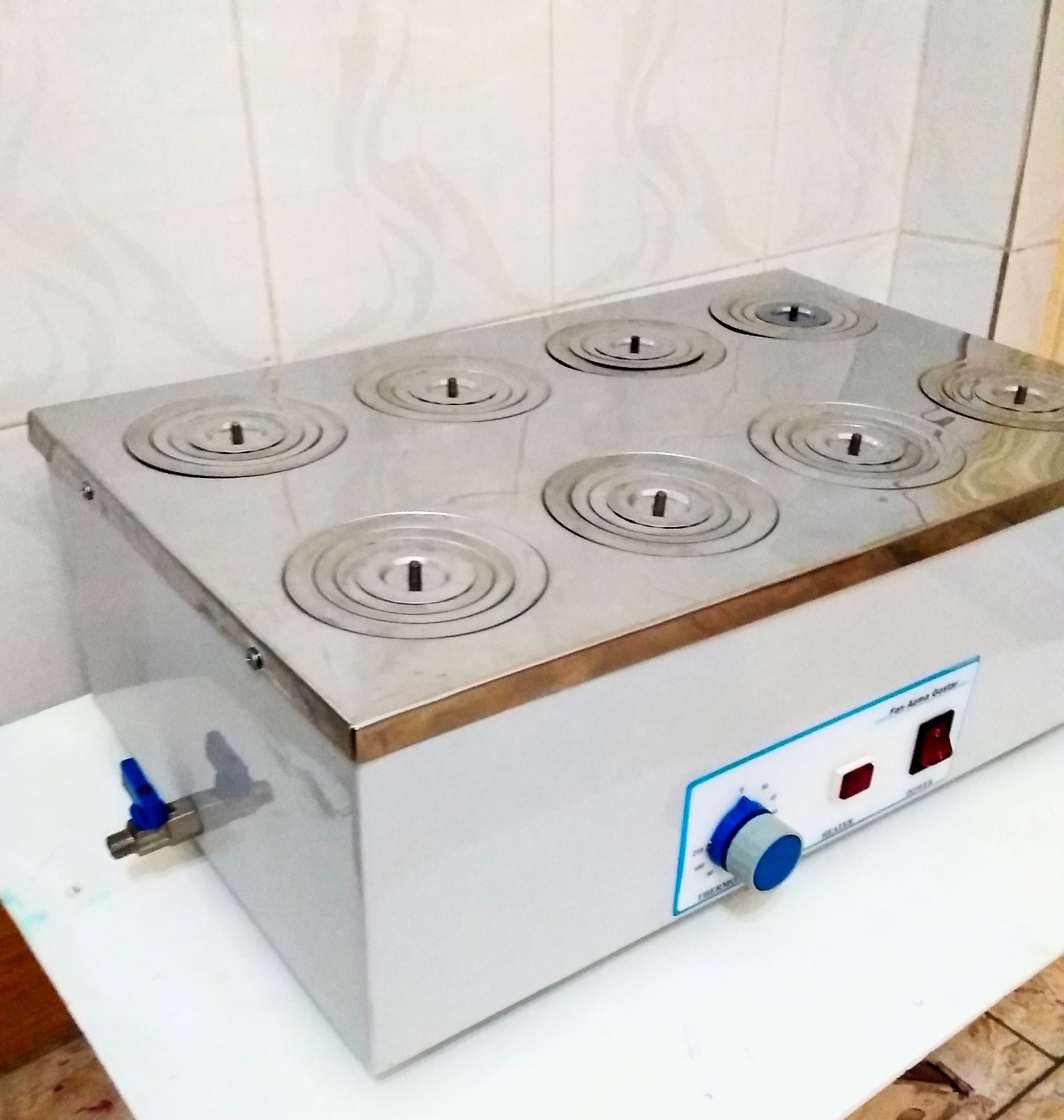 بن ماری جوش آزمایشگاهی 8 خانه