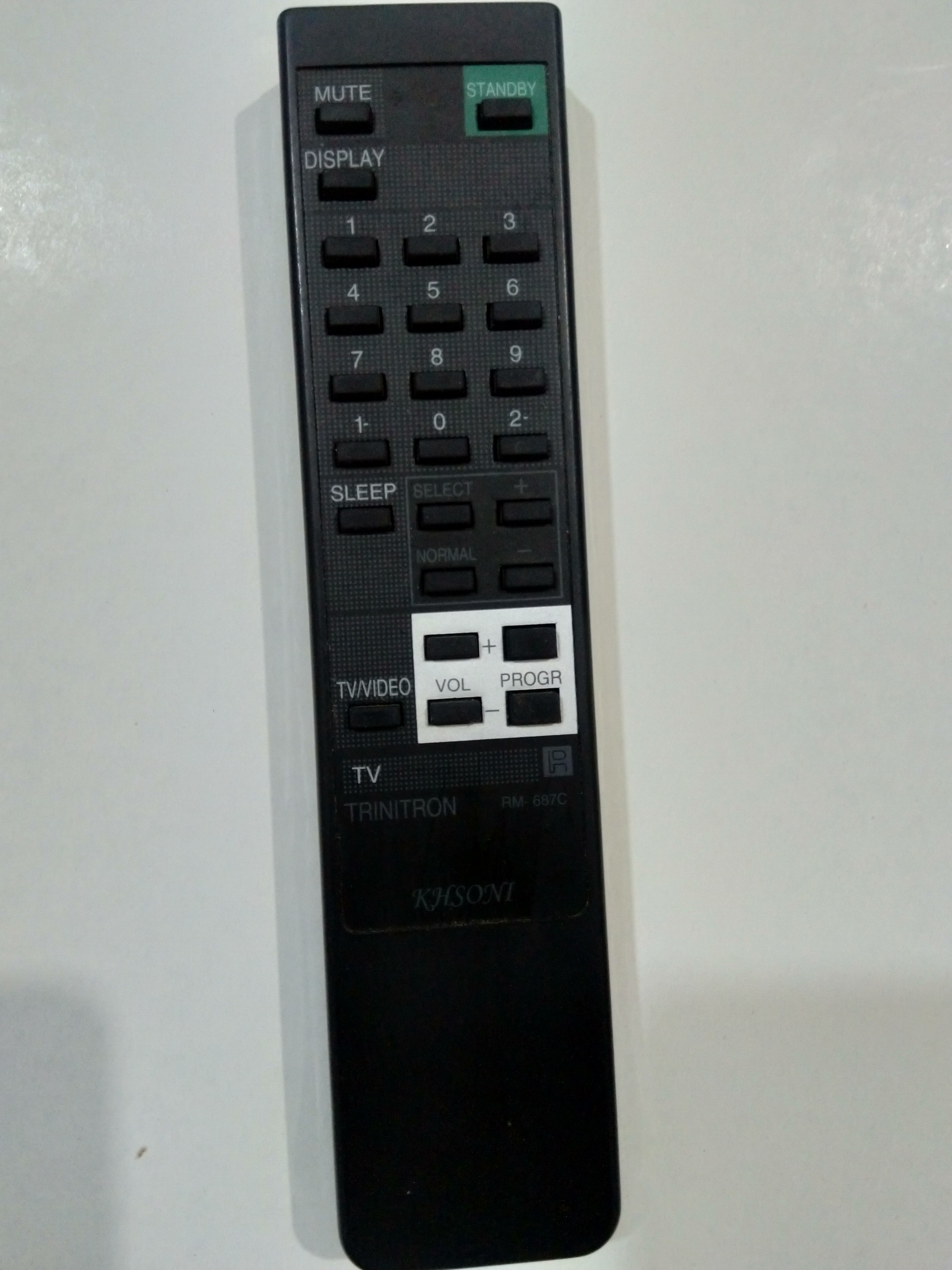 ریموت کنترل تلویزیون سونی TRINITRON مدل  RM-687C
