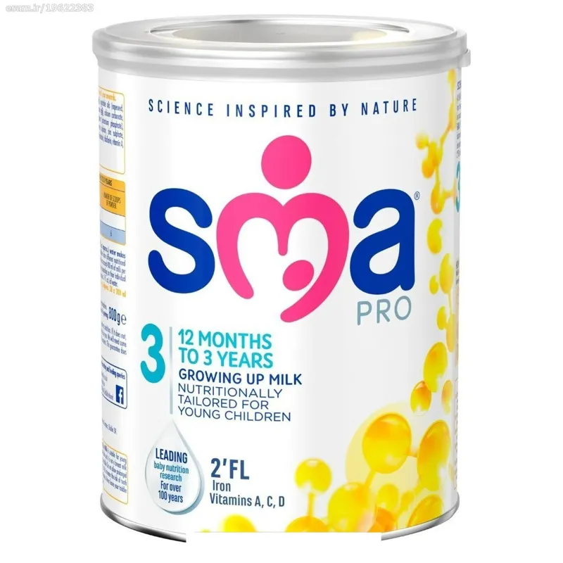 شیر خشک اس ام ای 3 پرو SMA وزن 800 گرمی(ایرلندی)

