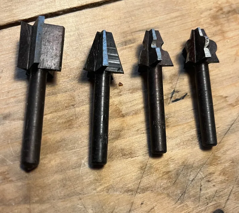 تیغ اورفرز پایه 6 آلمانی ( 4 عدد)